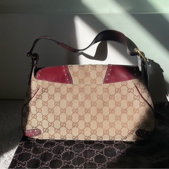 Gucci Vintage Monogram Horsebit Shoulder Bag - Picture 6 of 13